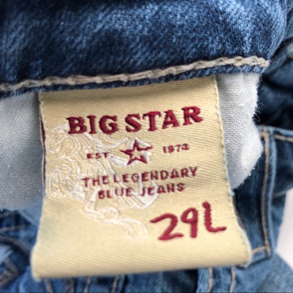Big Star Liv distressed mid rise bootcut jeans - Picture 5 of 10
